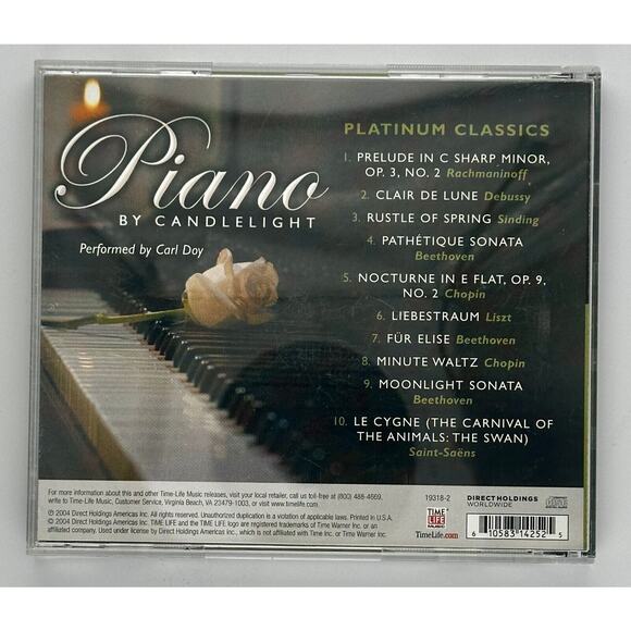 Piano Melodies LOT Beautiful & PopularBy Candlelight moon River FULLY TESTED CDs - Picture 3 of 12